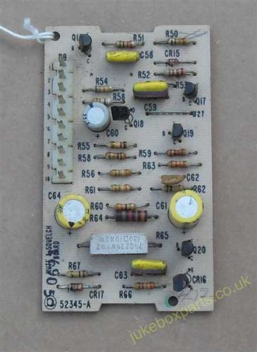 Rock-Ola PCB 52345-A Mute & Squelch Boards (RO107)