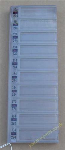 Rock-Ola Title Card Holder (RO130)