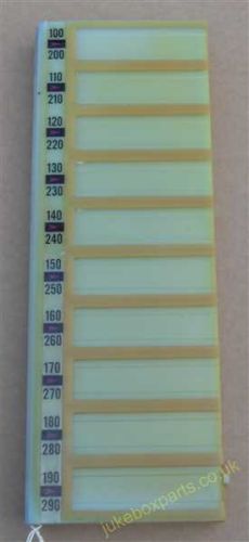 Rock-Ola Title Card Holder (RO139)