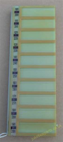 Rock-Ola Title Card Holder (RO159)