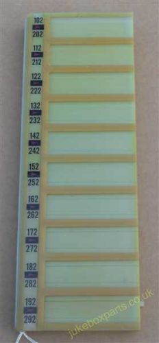 Rock-Ola Title Card Holder (RO160)