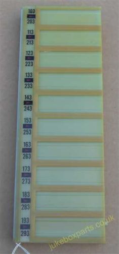 Rock-Ola Title Card Holder (RO169)