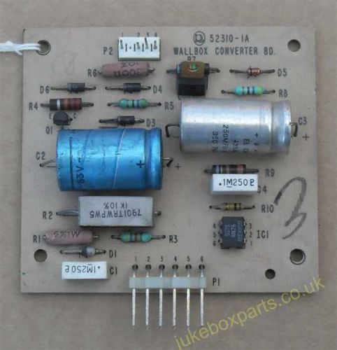 Rock-Ola Wall Box Converter PCB 52310-1A (RO181)