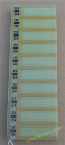 Rock-Ola Title Card Holder (RO185)