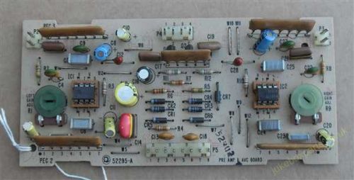 Rock-Ola PCB 52295-A Pre-Amp & AVC Board (RO75J)