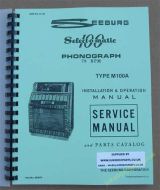 Seeburg M100A Service Manual & Parts Catalogue 