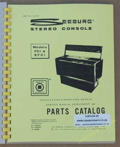 Seeburg FC1 & EFC1 Regency Manual (1973-74)