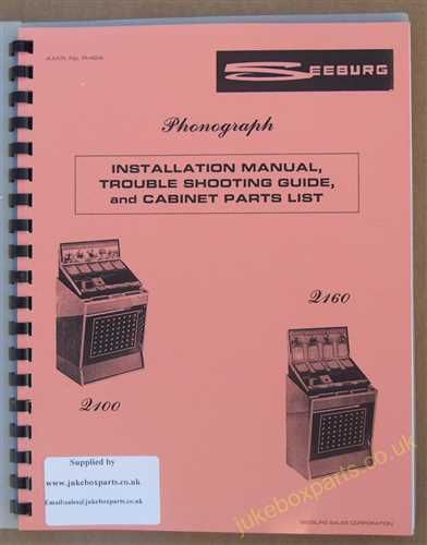 Seeburg Q100 & Q160 Installation Manual, Troubleshooting Guide & Parts List