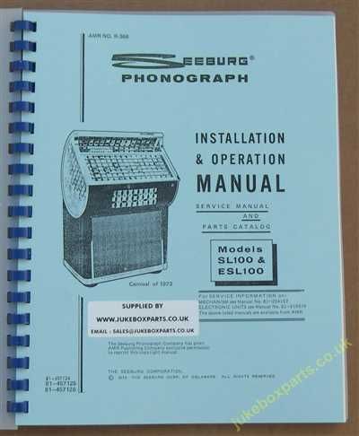 Seeburg SL100 & ESL100 Carnival Manual (1973)