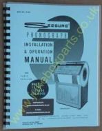 Seeburg SX100, ESX100-5, ESX100-H5 Installation & Operation Manual & Parts 