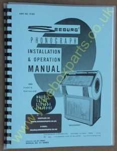 Seeburg SX100, ESX100-5, ESX100-H5 Installation & Operation Manual & Parts 