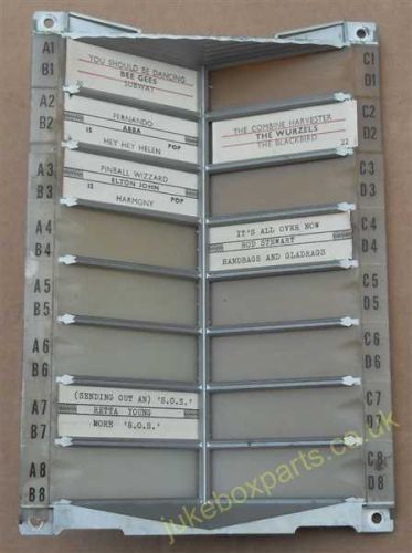 Seeburg LPC Title card Holder (SB125)