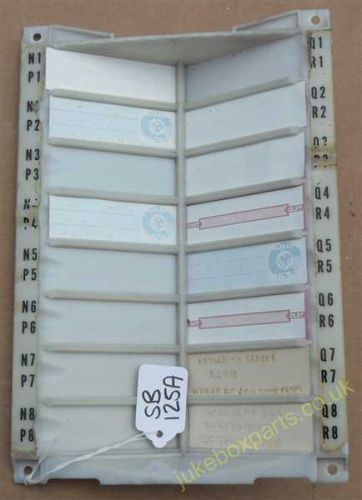 Seeburg LPC Title card Holder (SB125A)