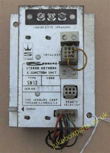 Seeburg Stereo Network & Junction Unit Type SN12 (SB24)