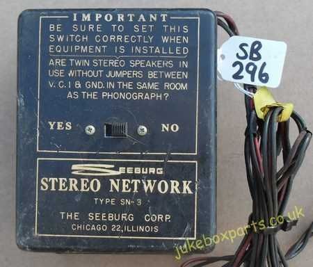 Seeburg Cross Over Network Type SN-3 (SB296)