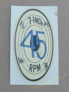 Seeburg Water Slide Decal 45 RPM (SB61A)