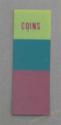 Seeburg V & VL Selection Plastic Decal (SB61C)