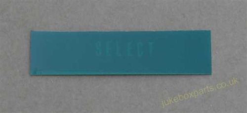 Seeburg Green Select Plastic Decal (SB61E)