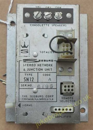 Seeburg Stereo Network & Junction Unit Type SN12 (SB66)