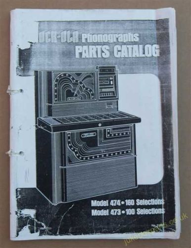 Rock-Ola 473 & 474 Parts Catalog (USM03)