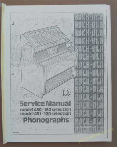 Rock-Ola 450, 451 Service Manual (USM06)