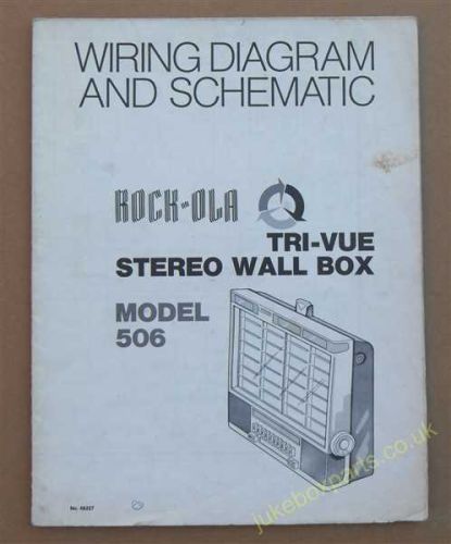 Rock-Ola Tri-Vue Stereo Wall Box Model 506 Wiring Diagram & Schematic (USM07)