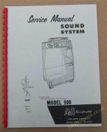 Ami Model 900 Sound System Manual (USM105)