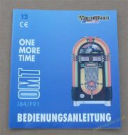 Wurlitzer One More Time Operationg Instructions I84/F91 (German) (USM111)