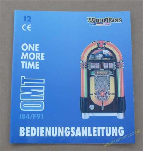 Wurlitzer One More Time Operationg Instructions I84/F91 (German) (USM111)