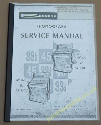 Seeburg Amplifier SHFA3 Information (USM118)