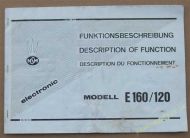 NSM Model E160/120 Description Of Function (USM126)