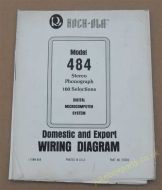 Rock-Ola Model 484 Domestic & Export Wiring Diagram (USM128)