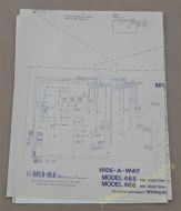 Rock-Ola Hide Away Model 465 & 466 Domestic & Export Wiring Diagram (USM132)