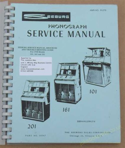 Seeburg 101, 161 & 201 Service Manual (USM143)