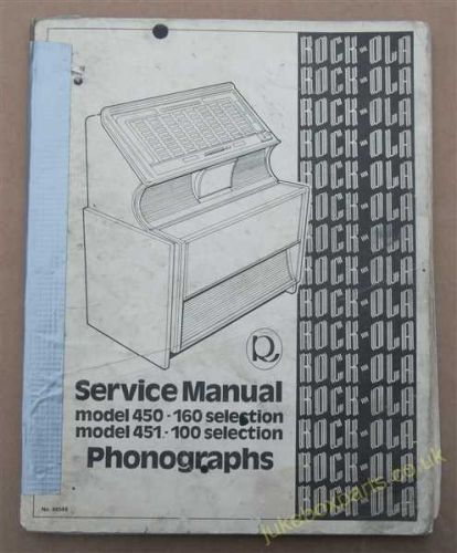 Rock-Ola 450, 451 Service Manual & Wiring Diagram (USM153)