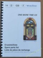 Wurlitzer One More Time CD Jukebox Spare Parts List (USM155)