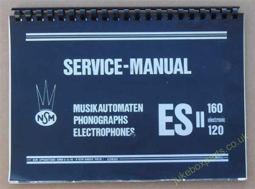 NSM Service Manual & Parts Catalog ES11 160 / 120 Electronic (USM157)