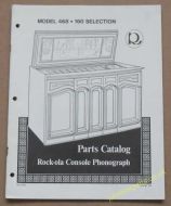 Rock-ola Model 468 100 Selection Parts Catalog (USM174)