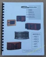 Seeburg Home Stereo Service Manual Models HSC1, HSC2, HSC3, AP1 & AP2 (USM188)