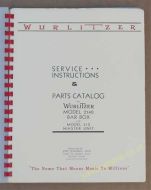 Wurlitzer 2140 Bar Box & 212 Master Unit Service Instructions & Parts Catalog