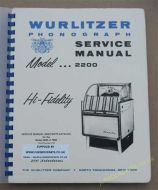 Wurlitzer 2200 Service & Parts Manual (1958) (USM192)
