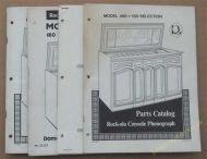 Rock-Ola 468 Grand Salon Service Manual, Parts Catalog, Supplement & 468-1 Wiring Diagram (USM193)