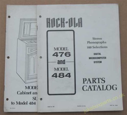 Rock-Ola 476 & 484 Parts Catalog & Supplement Manual (USM197)