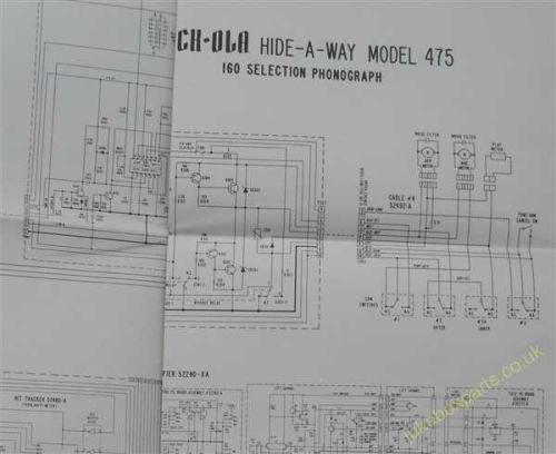 Rock-Ola Hide Away 475 Schematic (USM199)