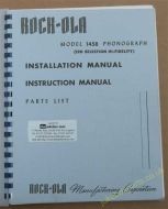 Rock-Ola 1458 Installation, Instruction & Parts Manual (USM20)