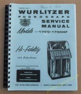Wurlitzer 1700 & 1700HF Service & Parts Manual (USM201)