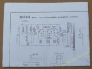 Rock-Ola Model 1422 Fold Out Schematic Diagram (USM203)