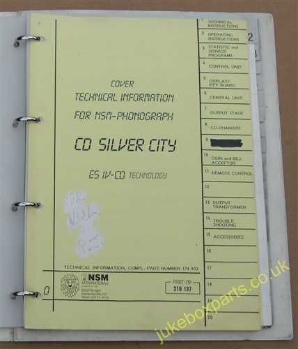 Technical Information for NSM Phonograph CD Silver Sky (USM204F)