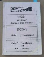 Rowe-Ami WCD Wallstar CD Wallbox and HCD-1 Hideaway Service Manual & Parts Catalog (USM207)