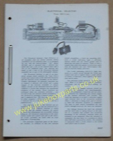 Seeburg Electrical Selector Type ES11-L6 (USM216)